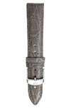 MICHELE 18MM LEATHER WATCH STRAP,MS18AA670020
