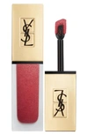 Saint Laurent Tatouage Couture Metallics Liquid Lipstick - 107 Magnetic Prune In 107 Prune Attraction