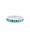 JET SET CANDY TAKE ME AWAY RING,R16S-TEAL-7