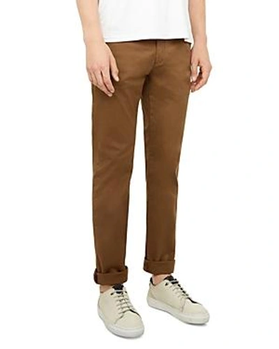 Ted Baker Procor Slim Fit Chino Pants In Brown