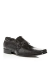 KENNETH COLE MEN'S MAGIC-LY LEATHER SQUARE TOE LOAFERS,KMF6LE128