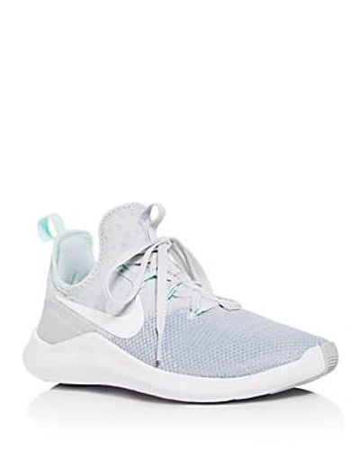 Nike Women's Free Tr 8 Lace Up Trainers In Pure Platinum/ White