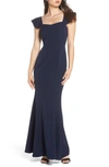 WAYF THE LUCY STRAPLESS TRUMPET GOWN,90980WCH-Z76