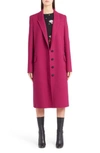 ALEXANDER MCQUEEN LONG WOOL & CASHMERE COAT,501226QLK03