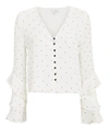 EXCLUSIVE FOR INTERMIX Meena Embellished Blouse,ST6923B-EXCL