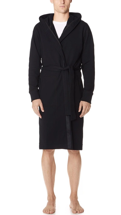 Reigning Champ Fight Night Dressing Gown In Black