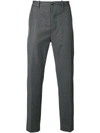 NINE IN THE MORNING NINE IN THE MORNING SLIM TAILORED TROUSERS - GREY