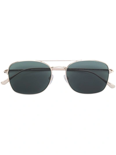 Tom Ford Luca Sunglasses In Metallic