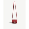 GIVENCHY BRIGHT RED GV3 LEATHER MINI CROSS BODY BAG
