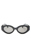 QUAY WOMEN'S SEE ME SMILE ROUND SUNGLASSES, 54MM,SEE ME SMILE