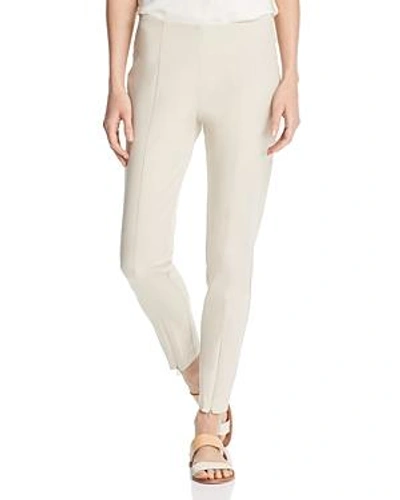 Kenneth Cole Seamed Skinny Ankle Trousers In Sandstone
