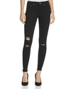 HUE RIPPED KNEE DENIM LEGGINGS,U17590H