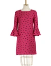 VALENTINO HEART PRINTED DRESS,QB3VAGL0 46H AM8