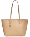DKNY SUTTON LEATHER BRYANT MEDIUM TOTE, CREATED FOR MACY'S