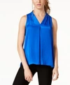 VINCE CAMUTO INVERTED-PLEAT TOP, CREATED FOR MACY'S