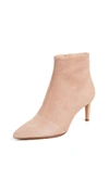 Rag & Bone Beha Suede Zip-up Booties In Nude