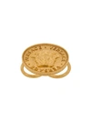 VERSACE VERSACE MEDUSA COIN RING - METALLIC