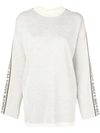 MSGM MSGM I HAVE LOST MYSELF JUMPER - WHITE