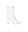 TIBI White/Black Multicolor Adrian Boots,SF18AD3008WHITE/