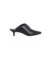 TIBI Black Dana Mules,SF18DA1191