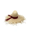 GIGI BURRIS Natural/Cherry Ete Hat,210000037392