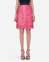 DOLCE & GABBANA LACE SKIRT,F4BCQTHLMR8F0986