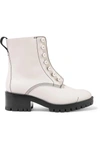 3.1 PHILLIP LIM / フィリップ リム HAYETT FAUX PEARL-EMBELLISHED LEATHER ANKLE BOOTS