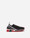 Dolce & Gabbana Black, White And Red Sorrento Logo Sneakers