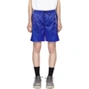 FILLING PIECES FILLING PIECES BLUE TRANSLUCENT TRACK SHORTS