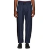 3.1 PHILLIP LIM / フィリップ リム 3.1 PHILLIP LIM NAVY AND BURGUNDY DOUBLE TRACK LOUNGE PANTS