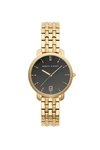 REBECCA MINKOFF Billie Gold Tone Bracelet Watch, 34MM
