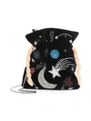 LES PETITS JOUEURS Trilly Universe Velvet Pouch Mini Bag