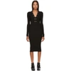 MCQ BY ALEXANDER MCQUEEN MCQ ALEXANDER MCQUEEN BLACK LACE-UP BODYCON DRESS