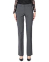 THEORY THEORY WOMAN PANTS LEAD SIZE 10 WOOL, ELASTANE