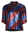 TOMMY HILFIGER Sequin Silk Rugby Polo