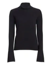THEORY Bell Sleeve Mockneck Top