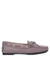 Tod's Loafers In Dove Grey