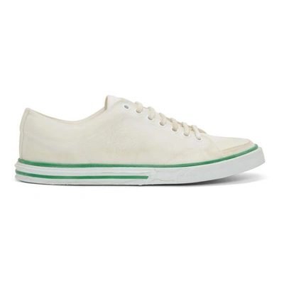 Balenciaga Men's Match Runway Low-top Trainers In White