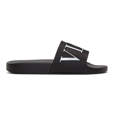 Valentino Garavani Slide Sandal In Black