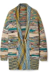 MISSONI Oversized crochet-knit wool-blend cardigan