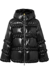 MONCLER GENIUS 6 NOIR KEI NINOMIYA WHIPSTITCHED QUILTED SHELL DOWN JACKET