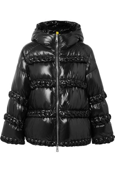 Moncler Genius 6 Noir Kei Ninomiya Whipstitched Quilted Shell Down Jacket In 999-black