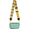 MARC JACOBS MARC JACOBS BLUE SMALL SNAPSHOT BAG