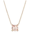 DAVID YURMAN WOMEN'S CHÂTELAINE PENDANT NECKLACE WITH DIAMONDS IN 18K ROSE GOLD WITH MORGANITE,400098614183