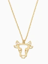 KATE SPADE celestial charm taurus pendant,098686707153