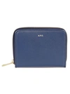 APC A.P.C. ALL AROUND ZIP WALLET,10664231