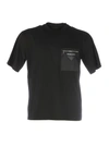 PRADA LOGO PATCH T-SHIRT,10664285