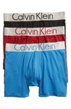 CALVIN KLEIN STEEL MICRO 3-PACK BOXER BRIEFS,NB1620