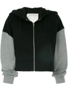 ETRE CECILE ÊTRE CÉCILE OVERSIZED ZIP HOODIE - BLACK