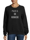 KNOWLITA Paris Or Nowhere Graphic Sweatshirt
